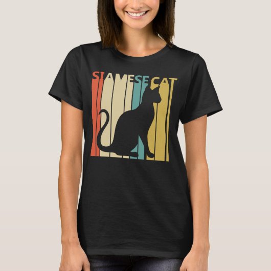 Siamese kat Siamese kat T-shirt (Voorkant)