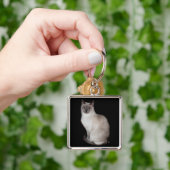 Siamese Kat Sleutelhanger (Hand)