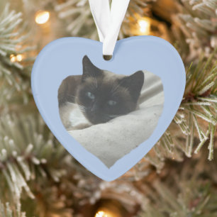 Siamese Kat Sluiten Ornament