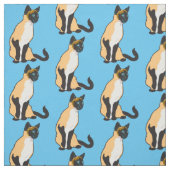Siamese kat stof (Swatch)