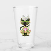 Siamese kat Sugar Skull Glas (Achterkant)