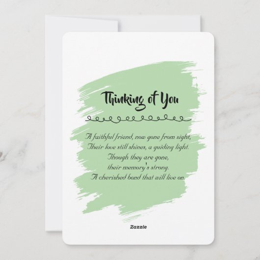 Siamese kat sympathiekaart feestdagenkaart (Achterkant)