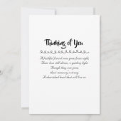 Siamese kat sympathiekaart kaart (Achterkant)