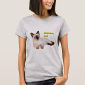 Siamese kat t-shirt (Voorkant)