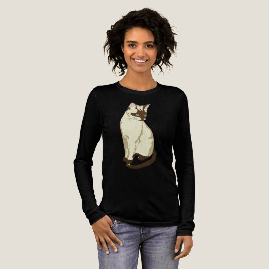 Siamese kat T-shirt (Voorkant)