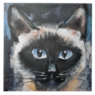 Siamese kat tegeltje
