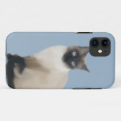 Siamese kat telefoon geval Case-Mate iPhone case (Achterkant (horizontaal))