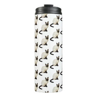 Siamese Kat Thermische Tumbler Thermosbeker