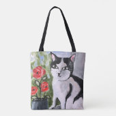 Siamese kat tote bag (Achterkant)