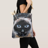 Siamese kat tote bag (Dichtbij)