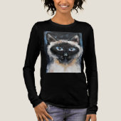 Siamese kat Tri-Blend shirt (Voorkant)