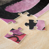 Siamese Kat Valentijnsdag door Bihrle Legpuzzel (Zijkant)