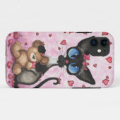 Siamese kat van BiHrLe iPhone Case (Achterkant (horizontaal))