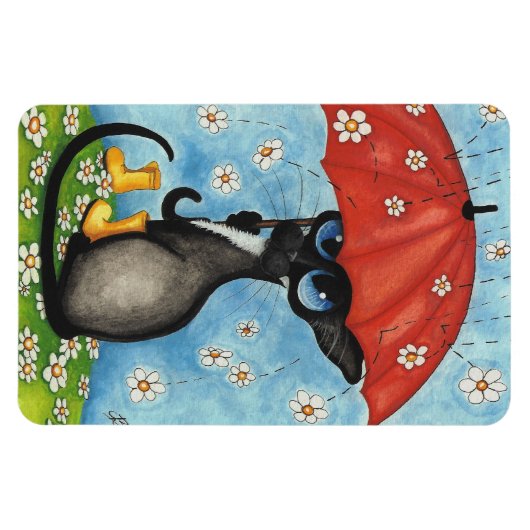 Siamese kat van BiHrLe Magnet Magneet (Horizontaal)