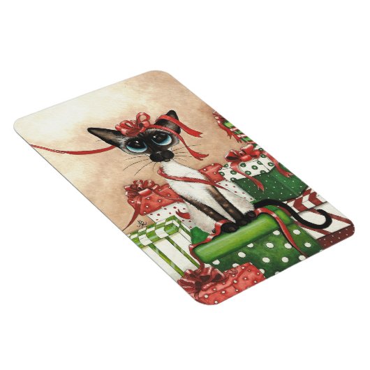 Siamese kat van BiHrLe Magnet Magneet (Rechterzijde)