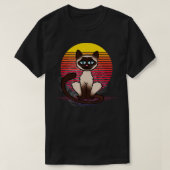 Siamese Kat Verdamping T-shirt (Design voorkant)