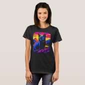 Siamese Kat Zonsondergang T-shirt (Voorkant volledig)
