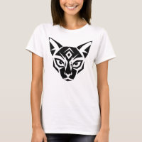 Siamese kat zwart-wit illustratie Elegant A