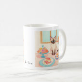 Siamese Kat & Zweet Lekkers Mug Koffiemok (Voorkant rechts)