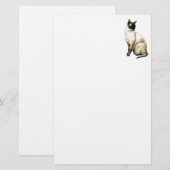 Siamese kattebakkerij briefpapier (Voorkant / Achterkant)