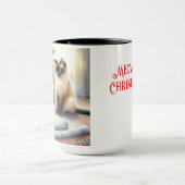 Siamese Katten Kerst Koffie Mok Cup (Midden)