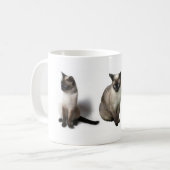 Siamese katten koffiemok (Voorkant links)