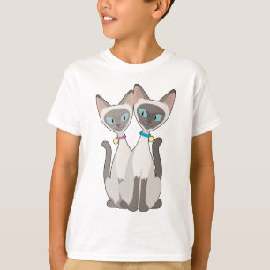 Siamese katten t-shirt