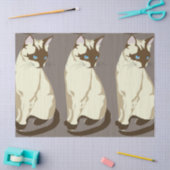 Siamese katten tissue papier (Craft)