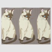 Siamese katten tissue papier (Voorkant)