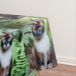Siamese Katten Tweelingen, Tafelkleed
