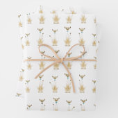 Siamese katten verpakken papieren vellen (In situ)