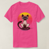 Siamese kattendamp t-shirt (Design voorkant)