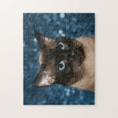 Siamese kattengezicht legpuzzel (Verticaal)