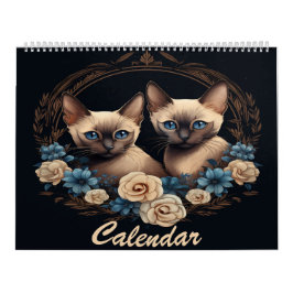 Siamese Kattenkalender Kalender