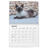 Siamese kattenkalender kalender (Mar 2027)