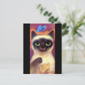 Siamese kattenkattenvlinder art - Multi Briefkaart (Staand voorkant)