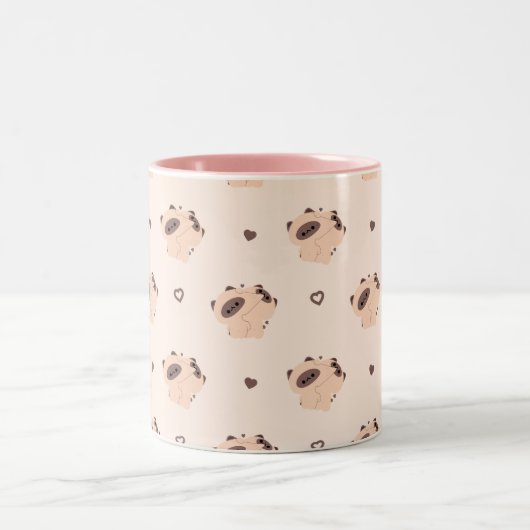 Siamese Kattenpaar Mok (Center)