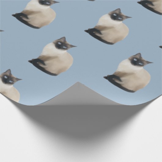 Siamese kattenpapier cadeaupapier (Hoek)