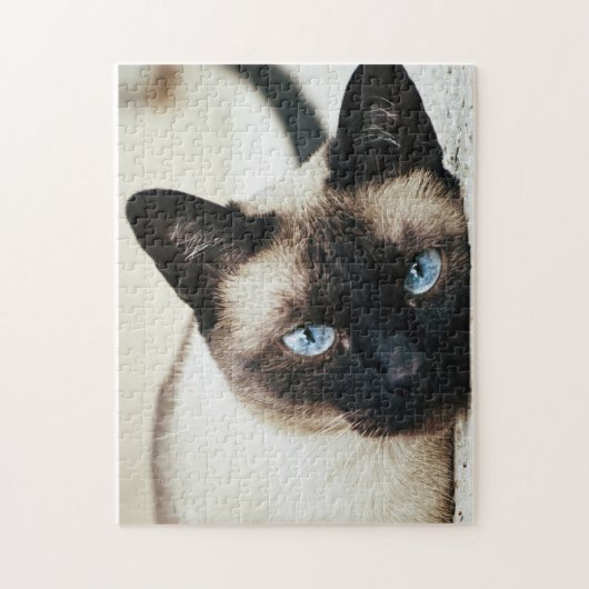 Siamese kattenpuzzel legpuzzel (Verticaal)