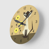 Siamese katteontwerp ronde klok (Hoek)