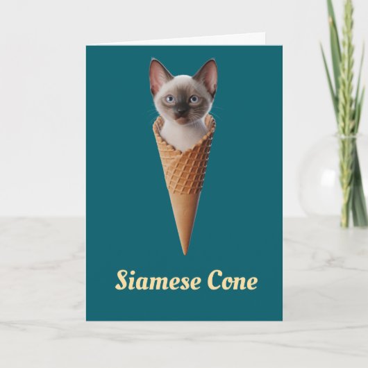 Siamese kegel kaart (Voorkant)