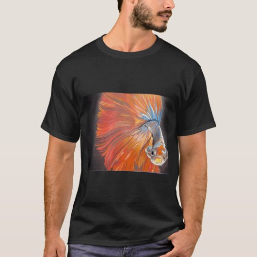 Siamese kempvis t-shirt (Voorkant)