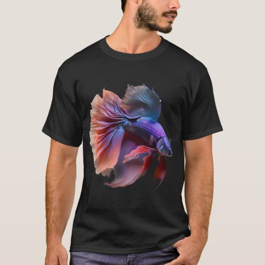 Siamese kempvis t-shirt (Voorkant)