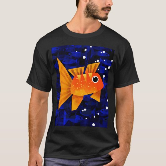Siamese kempvis t-shirt (Voorkant)