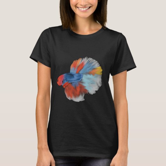 Siamese kempvis t-shirt (Voorkant)