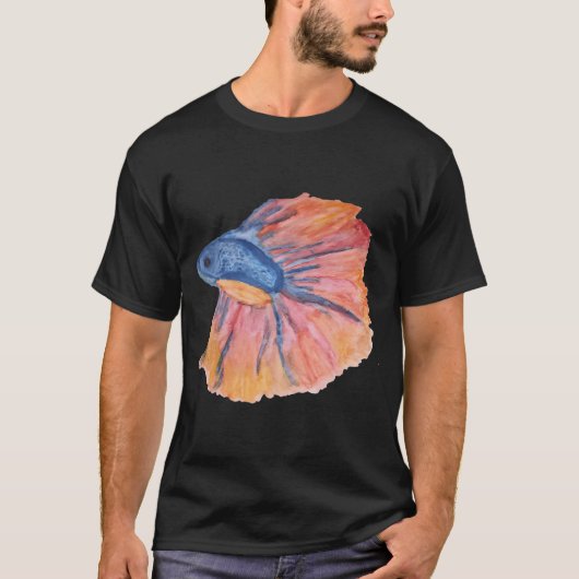 Siamese kempvis t-shirt (Voorkant)