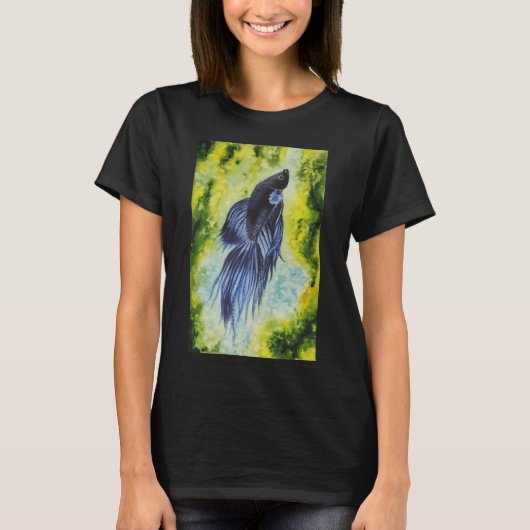 Siamese kempvis t-shirt (Voorkant)