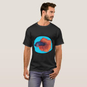 Siamese kempvis t-shirt (Voorkant volledig)