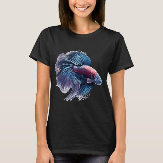 Siamese kempvis t-shirt (Voorkant)