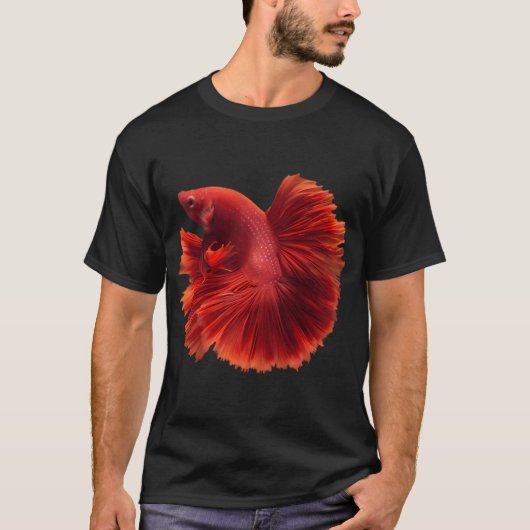 Siamese kempvis t-shirt (Voorkant)
